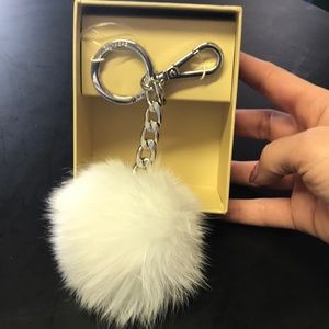 Michael Kors Pom Pom keychain